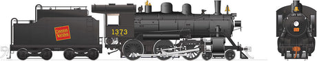 Class H-6-g 4-6-0 with Steel Cab - Standard DC -- Canadian National 1373 (black, red, Tilted Wafer Logo)