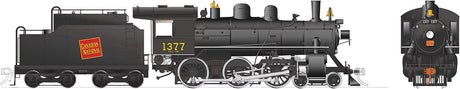 Class H-6-g 4-6-0 with Wood Cab - LokSound and DCC -- Canadian National 1377 (black, red, Tilted Wafer Logo)