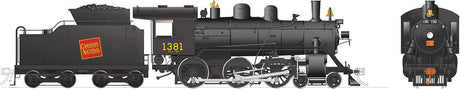 Class H-6-g 4-6-0 with Wood Cab - LokSound and DCC -- Canadian National 1381 (black, red, Tilted Wafer Logo)