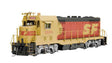Santa Fe CF7 w/Square Cab - Standard DC -- Santa Fe #2509 (SPSF Merger Scheme, red, yellow, black)