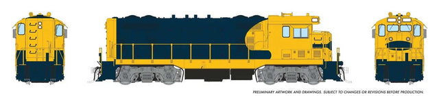 Santa Fe CF7 w/Round Cab - Standard DC -- Painted, Unlettered (Warbonnet, blue, yellow)