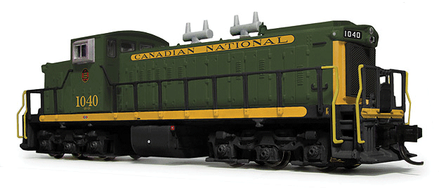 GMD-1 1000 Series 6-Axle Version w/LokSound & DCC -- Canadian National #1040 (green, yellow, black)