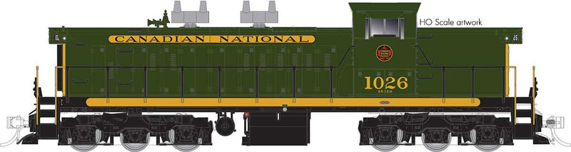 GMD-1 1000 Series 6-Axle Version - LokSound & DCC -- Canadian National 1015 (green, yellow)
