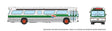 Mid-1960s - 1980s Suburban New Look Bus - Lighted - Assembled -- Golden Gate Transit #890 (white, green silver)