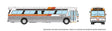 Mid-1960s - 1980s Suburban New Look Bus - Lighted - Assembled -- SEMTA Detroit Area #1539 (silver, white, red, orange)