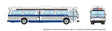 1959-1986 GM New Look/Fishbowl Bus - Deluxe Lighted - Assembled -- New York MTA #5314 (Blitz Scheme, white, blue, silver)