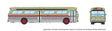 1959-1986 GM New Look/Fishbowl Bus - Deluxe Lighted - Assembled -- Ottawa OTC #6444 (beige, silver, red)