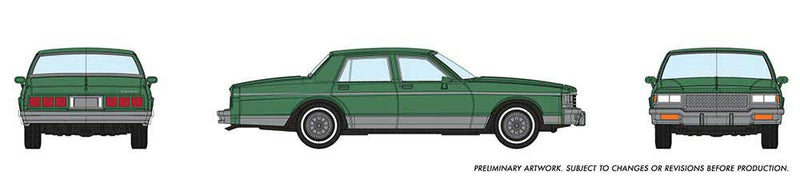 1980-1985 Chevrolet Caprice Sedan - Assembled -- Green