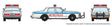 1980-1985 Chevrolet Impala Sedan - Assembled -- Metro Police (white, blue, red)