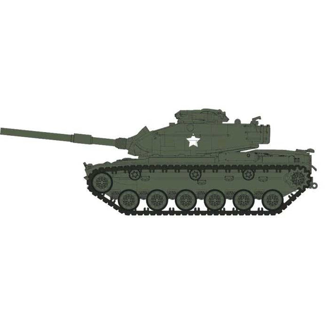 M60A1 Tank - Assembled -- U.S. Army (green)