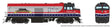 Amtrak NPCU Cabbage Cab Car - Sound and DCC -- Amtrak #90221 (Veterans Salute Commemorative, silver, red, blue, white)