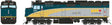 Via Rebuilt F40PH-2D - Sound and DCC -- VIA Rail Canada #6403 ($10 Bill Version, gray, green, yellow)