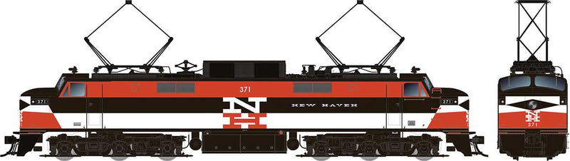 EP-5 "Jet" Electric - Standard DC -- New Haven 377 (Repaint Scheme with Vents, red, black, white)