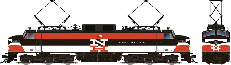 EP-5 "Jet" Electric - Sound & DCC -- New Haven 375 (As-Delivered Scheme, No Vents, red, black, white)