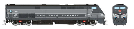 GE P32AC-DM - Sound and DCC -- Metro-North #211 (New York Central Heritage, Lightning Stripe 2-Tone Gray)