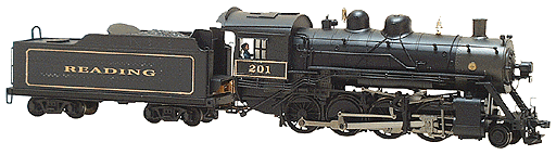 Steam Baldwin 2-8-0 Consolidation Powered 2-Rail -- Reading