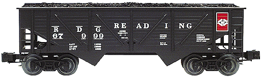 2-Bay Composite Hopper 3-Rail -- Reading