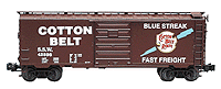 40' PS-1 Steel Single Door Boxcar 3-Rail w/Plastic Trucks -- SSW