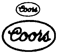 Single-Flash Neon Sign -- Coors Small