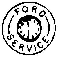 Neon Clock w/Sign -- Ford Small