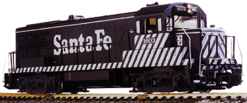 U25-B Diesel ATSF zebra