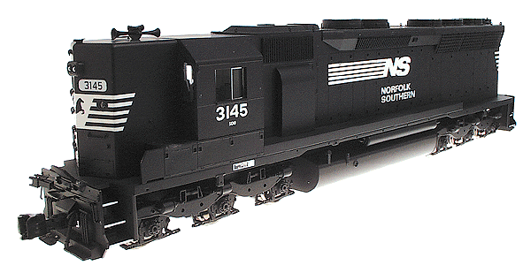 Diesel Powered EMD SD45 w/Smoke & Lights -- Norfolk Southern "Thoroughbred" w/High Short Hood & Hood Mounted Bell