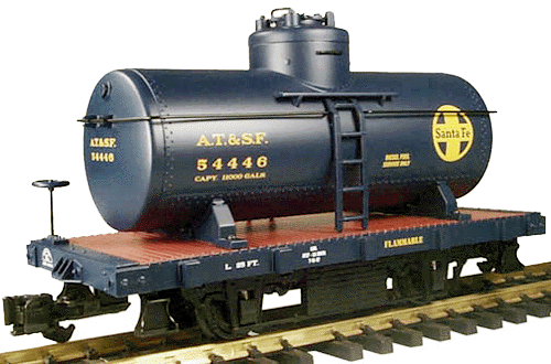 20' 2-Axle "Shortie" Tank Car -- Santa Fe