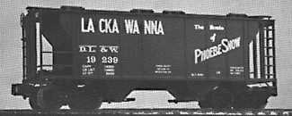 2-Bay Covered Hopper -- Lackawanna