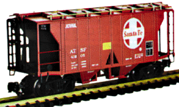 2-Bay Covered Hopper -- Santa Fe