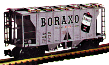 2-Bay Covered Hopper -- Boraxo (BACX)