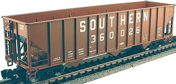 3-Bay 100-Ton Coal Hopper -- Southern Railway