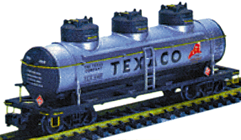 Triple-Dome Tank Car -- Texaco