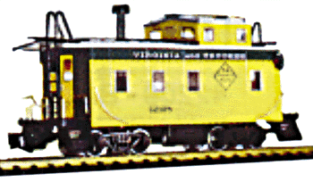 Long Steel Caboose -- Southern