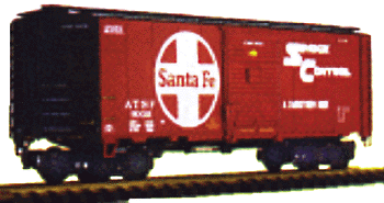 40' Steel Boxcar -- Santa Fe