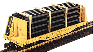 Bulkhead Flatcar pkg(2) -- Pennsylvania Railroad