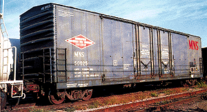 53' Evans Double Plug Door Boxcar -- Undecorated (brown)