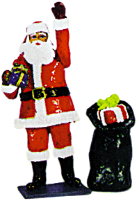 People Working -- Standing Santa