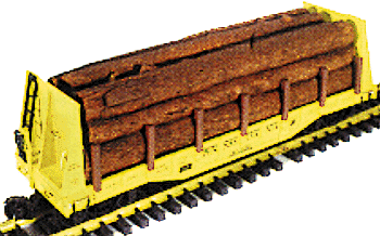 Freight Car Loads -- Bulk Flatcar, Log