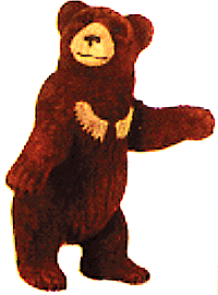 Flocked Animal -- Bear
