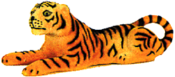 Flocked Animal -- Tiger
