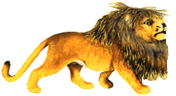 Flocked Animal -- Lion