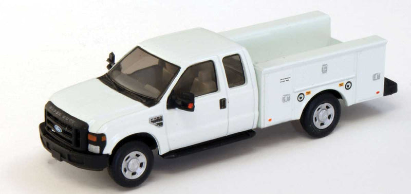 2008 Ford F-350 Super-Cab Service Truck, Single Rear Wheels - Assembled -- White