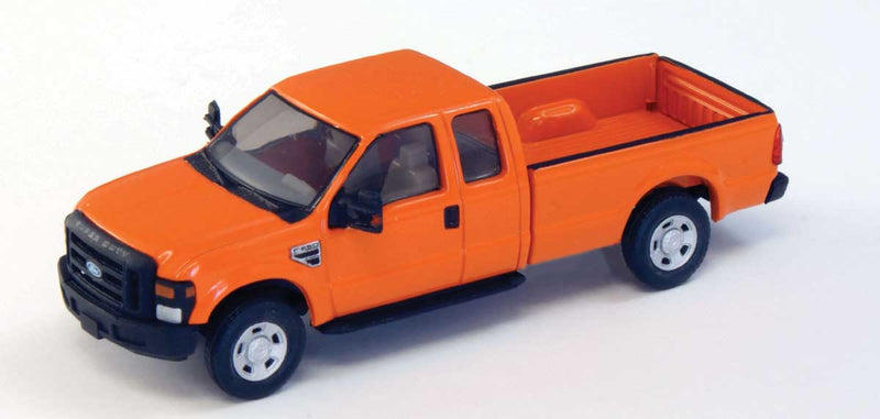 2008 Ford F-250 Super Duty 4x4 Pickup Truck, Super Cab, Long Box - Assembled -- Orange