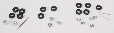 Highway Wheel Set -- Satin Plated, Assorted Tires, Duallies & Spares