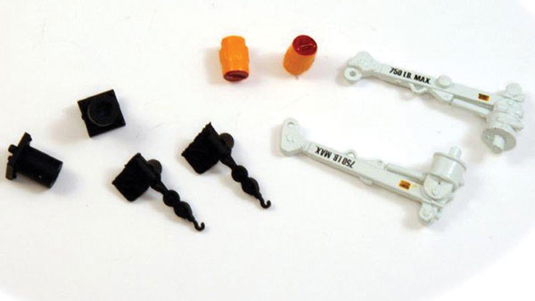 Jib Crane Accessory Kit -- White pkg(2)