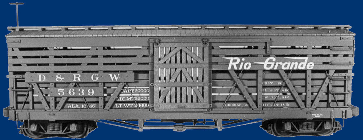 30' Stock Car - Kit -- Denver & Rio Grande Western-2