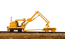 MOW Vehicles -- Kershaw Tie Crane & Tie Cart