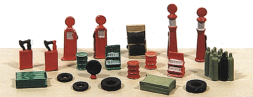 Deluxe Gas Station Detail Set -- 20 Pieces