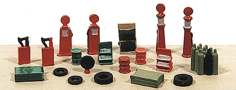 Deluxe Gas Station Detail Set -- 20 Pieces