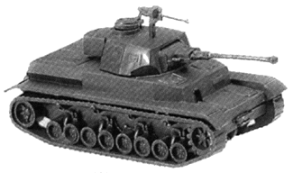Mini-Tanks Military German WWII Battle Tanks -- Pz.Kpfw IV w/Optional Turrets for Type F1, F2 & H Models